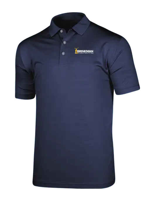 Callaway Vibrant Navy Ventilated Polo w/Brinkman Construction Logo