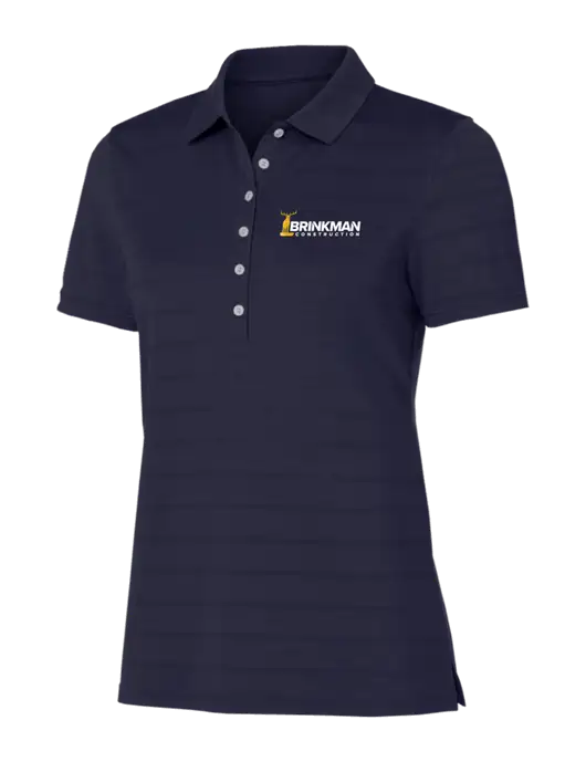 Callaway Womens Navy Ventilated Polo w/Brinkman Construction Logo