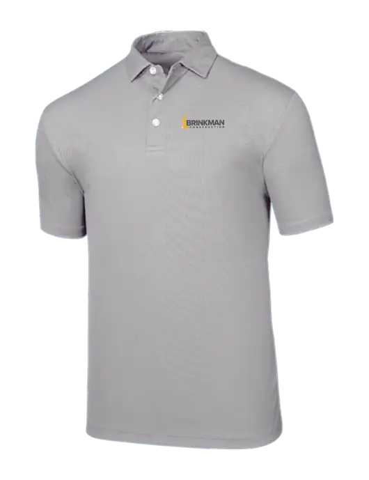 Callaway Birdseye Light Grey Polo w/Brinkman Construction Logo