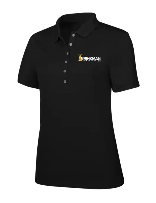 Callaway Womens Ottoman Black Polo w/Brinkman Construction Logo