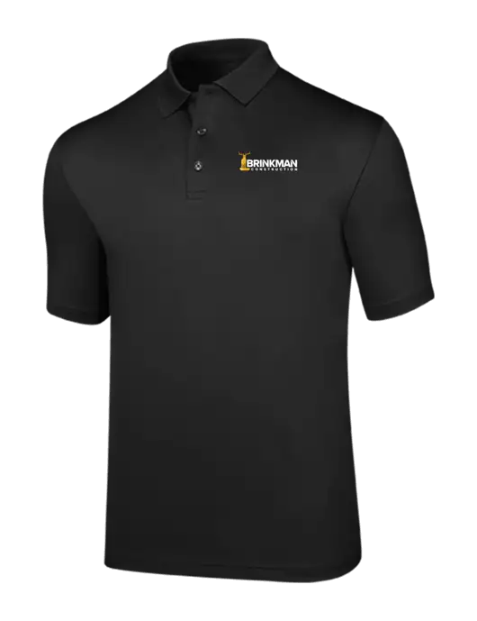 Callaway Opti-Dri Black Chev Polo w/Brinkman Construction Logo