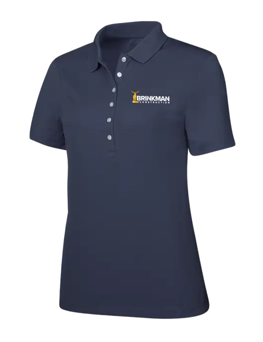 Callaway Womens Ottoman Navy Polo w/Brinkman Construction Logo