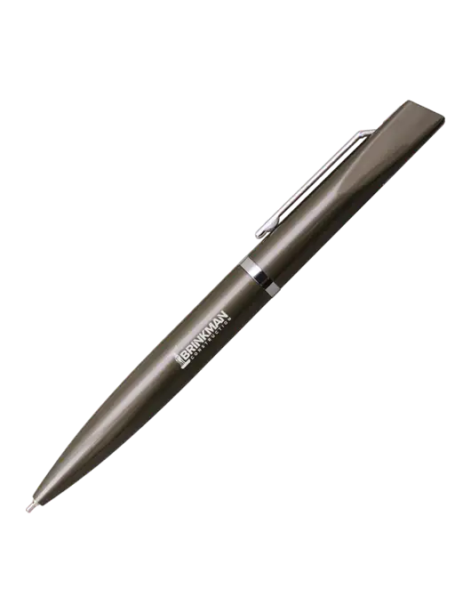 Santos Gunmetal Pen - Black Ink w/Brinkman Construction Logo