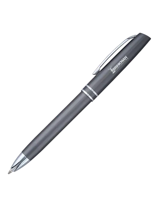 Gunmetal Anguilla Black Ink Pen w/Brinkman Construction Logo