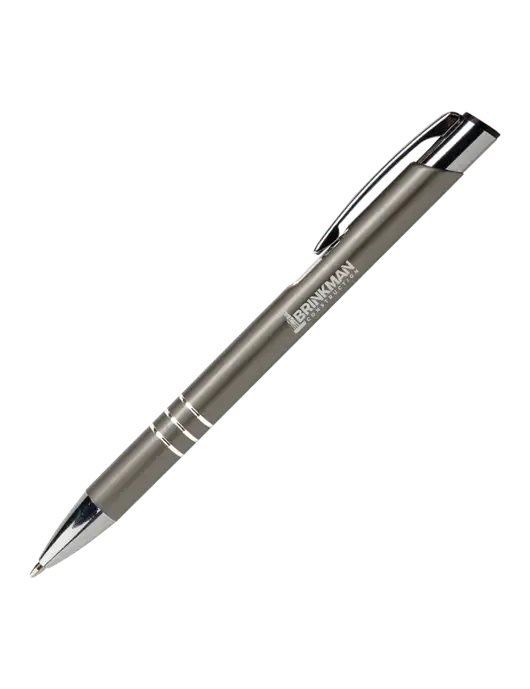 Laurent Gunmetal Pen - Black Ink w/Brinkman Construction Logo