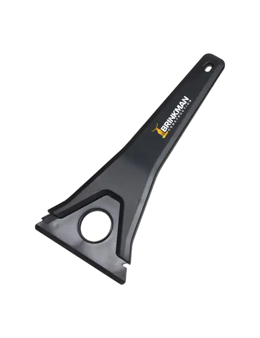 TriBlade Black Windshield Scraper w/Brinkman Construction Logo