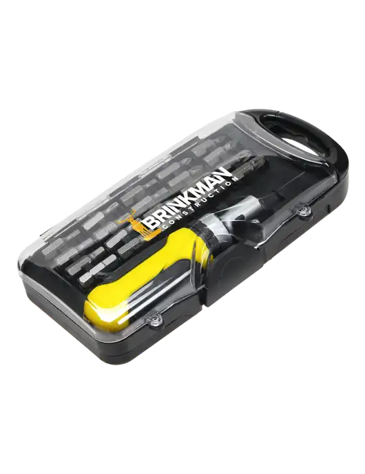 Artisan Black Screwdriver Set w/Brinkman Construction Logo