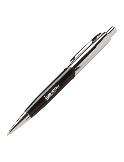 Chimera Black Pen - Black Ink w/Brinkman Construction Logo