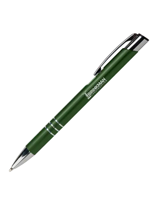 Laurent Green Pen - Black Ink w/Brinkman Construction Logo