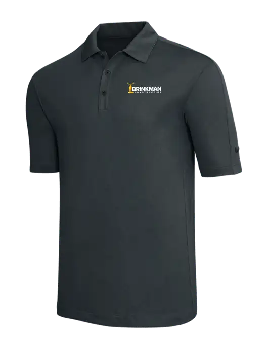 Nike Dark Grey Tech Sport Dri-FIT Polo w/Brinkman Construction Logo