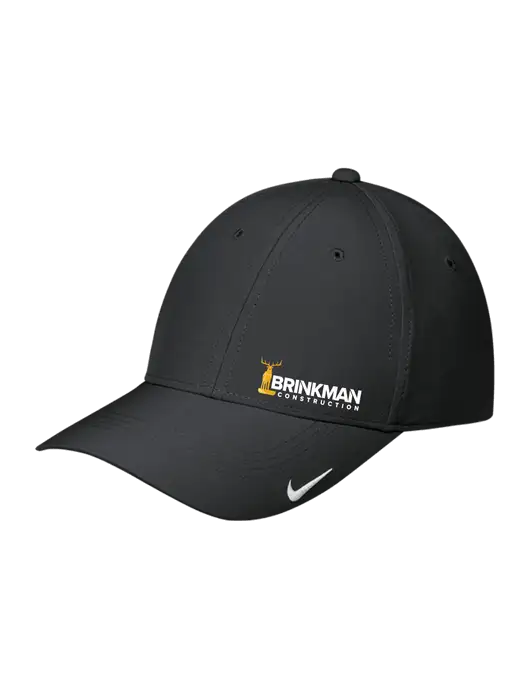 Nike Black Dri-FIT Legacy Cap w/Brinkman Construction Logo