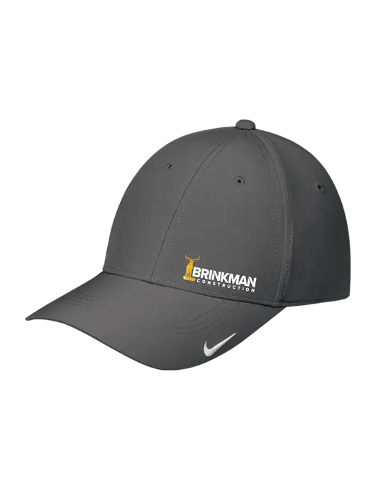 Nike Dark Grey Dri-FIT Legacy Cap w/Brinkman Construction Logo