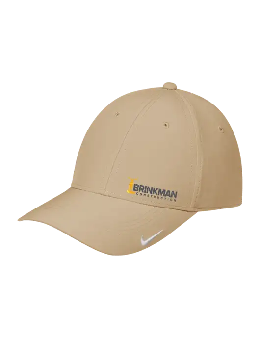 Nike Tan Dri-FIT Legacy Cap w/Brinkman Construction Logo