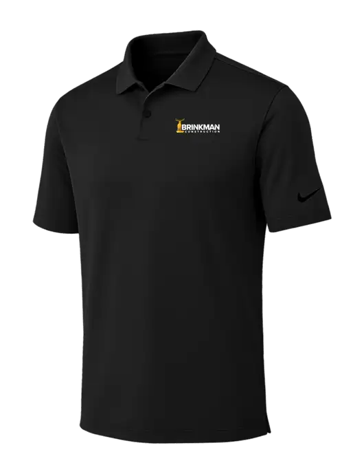 Nike Black Dri-FIT Vapor Polo w/Brinkman Construction Logo