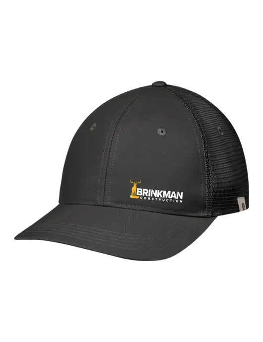 Carhartt Black Trucker Rugged Pro Series Cap w/Brinkman Construction Logo