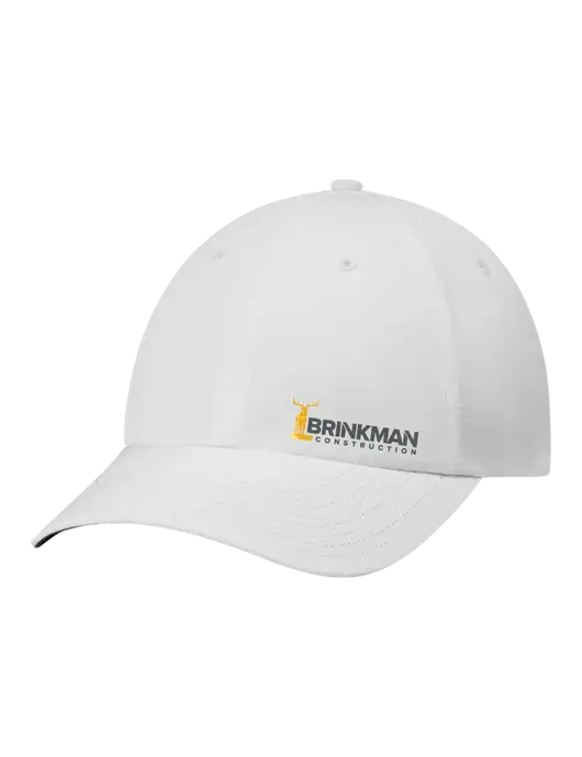 Richardson Relaxed Performance Lite White Cap w/Brinkman Construction Logo