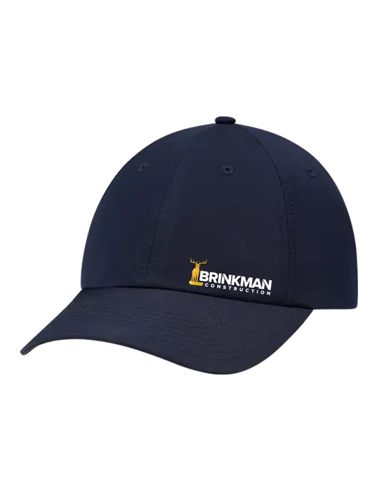 Richardson Relaxed Performance Lite Navy Cap w/Brinkman Construction Logo