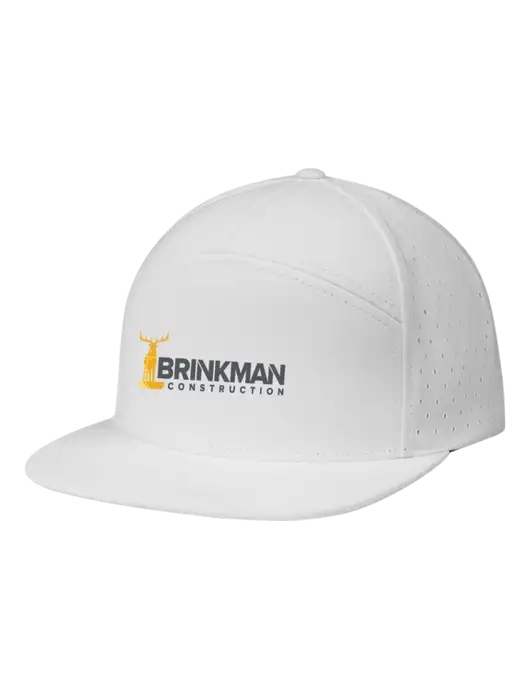 Richardson White Cannon Cap w/Brinkman Construction Logo