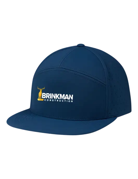 Richardson Light Navy Cannon Cap w/Brinkman Construction Logo