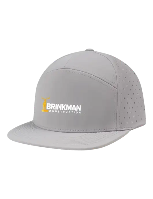 Richardson Light Grey Cannon Cap w/Brinkman Construction Logo