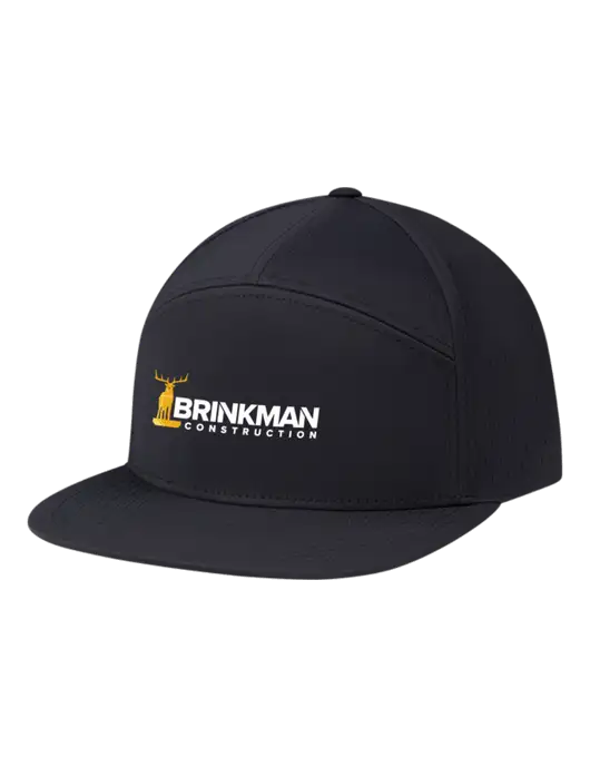 Richardson Black Cannon Cap w/Brinkman Construction Logo