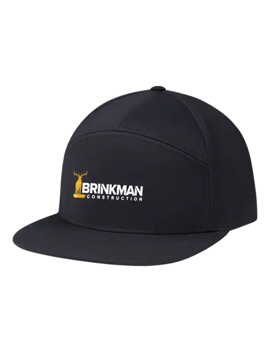 Richardson Black Cannon Cap w/Brinkman Construction Logo