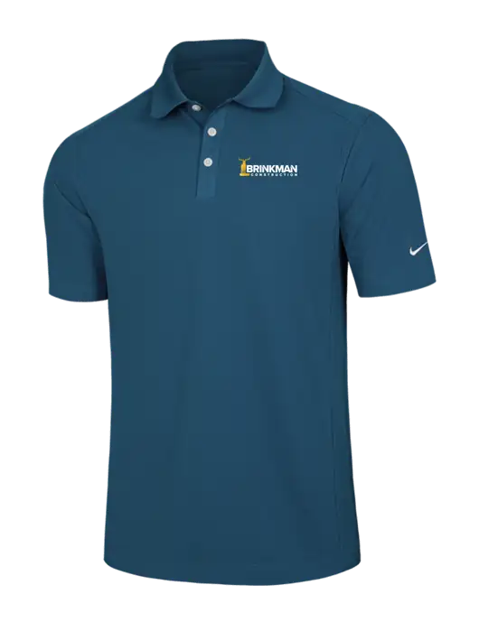 Nike Light Navy Dri-FIT Classic Polo w/Brinkman Construction Logo