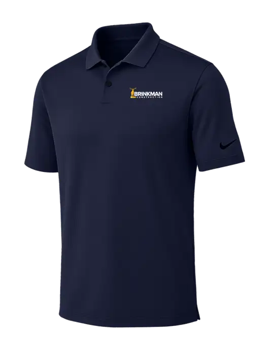 Nike Dark Navy Dri-FIT Vapor Polo w/Brinkman Construction Logo