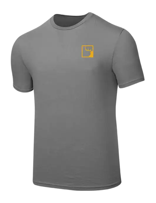 Seriously Soft Medium Grey T-Shirt w/Gus In A Box Logo