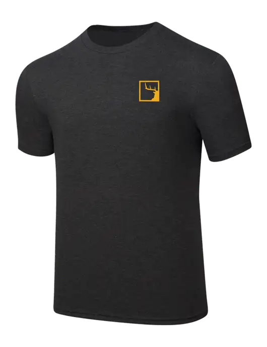 Simply Soft Black Frost 4.5oz  Poly/Combed Ring Spun Cotton T-Shirt w/Gus In A Box Logo