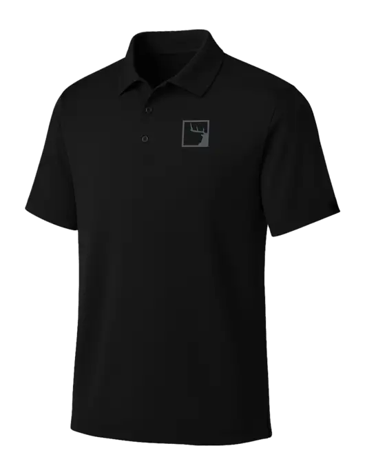 OGIO Blacktop Framework Polo w/Gus In A Box Logo