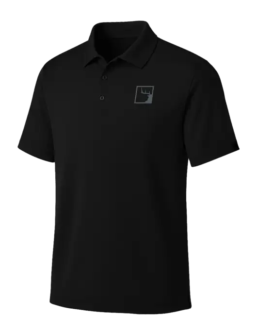 OGIO Blacktop Framework Polo w/Gus In A Box Logo