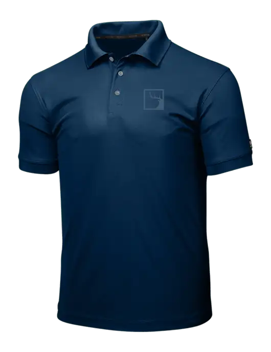 OGIO Navy Caliber 2.0 Polo w/Gus In A Box Logo