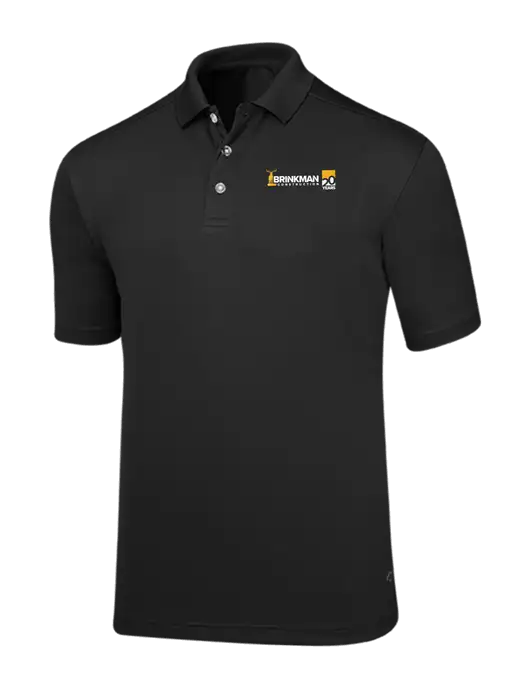 Callaway Core Black Performance Polo w/Brinkman Construction 20th Logo