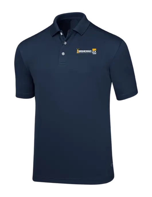 Callaway Core Navy Performance Polo w/Brinkman Construction 20th Logo