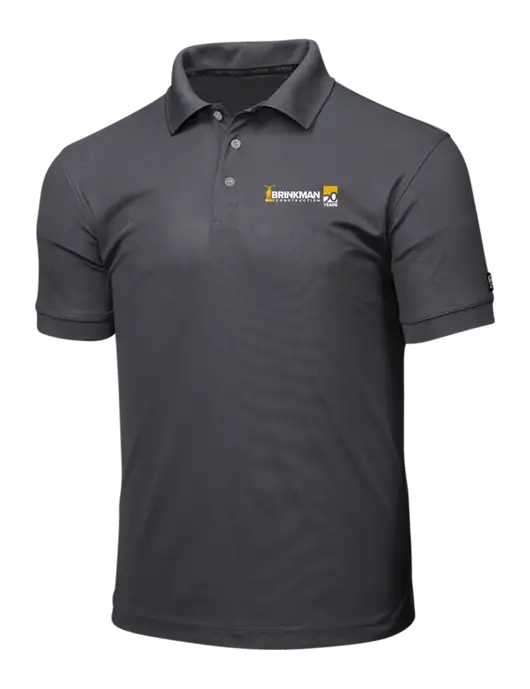 OGIO Charcoal Grey Caliber 2.0 Polo w/Brinkman Construction 20th Logo
