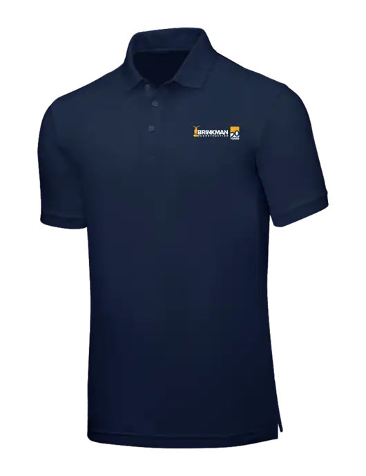 Navy Blue Core Classic Pique w/Brinkman Construction 20th Logo