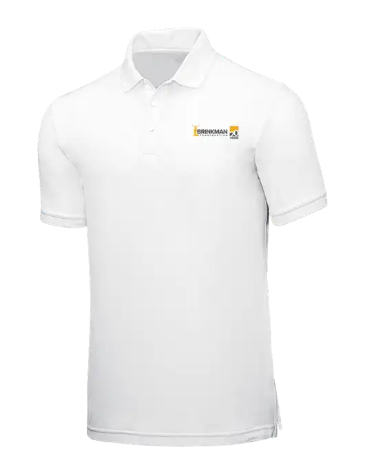 White Core Classic Pique w/Brinkman Construction 20th Logo
