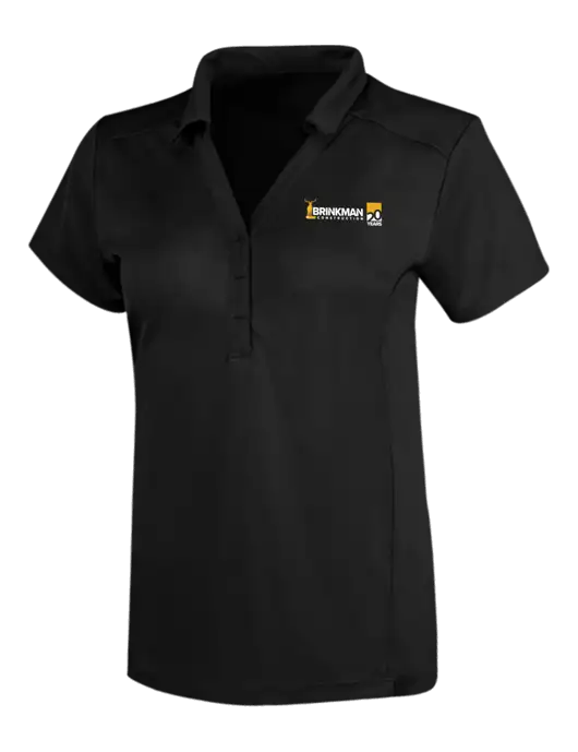 OGIO Blacktop Womens Framework Polo w/Brinkman Construction 20th Logo